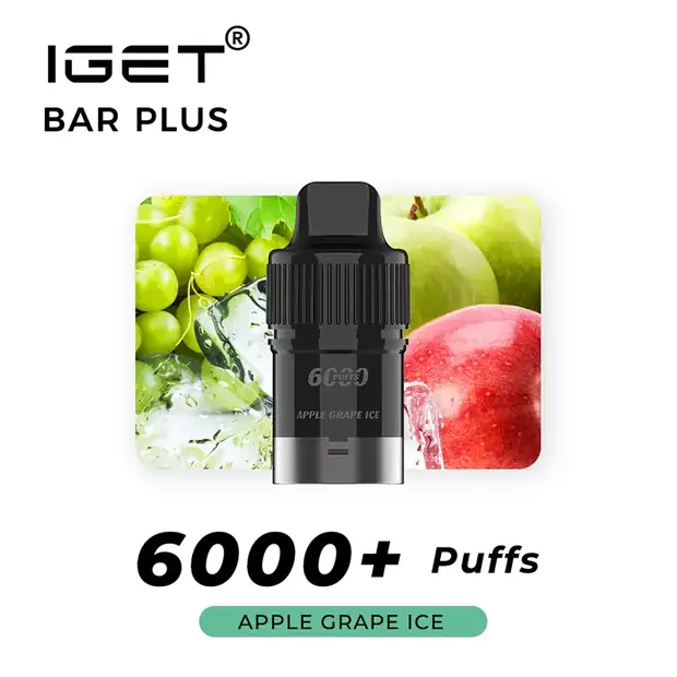 IGET Bar Plus Pod 6000 Apple Grape Ice