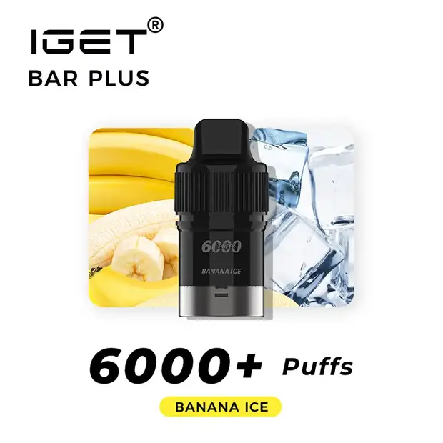 IGET Bar Plus Pod 6000 Banana Ice