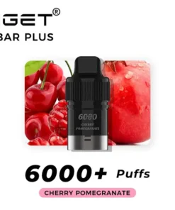 IGET Bar Plus Pod 6000 Cherry Pomegranate