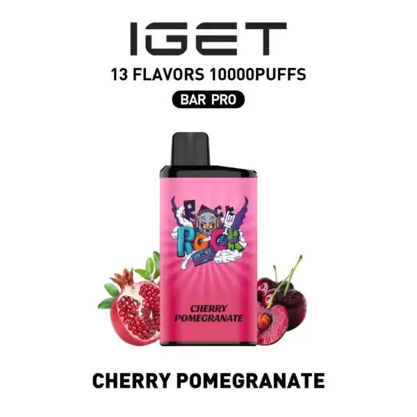 IGET Bar Pro 10000 Cherry Pomegranate