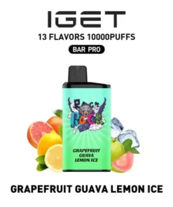IGET Bar Pro 10000 Grapefruit Guava Lemon Ice