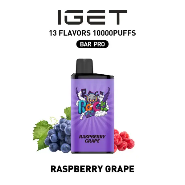 IGET Bar Pro 10000 Raspberry Grape