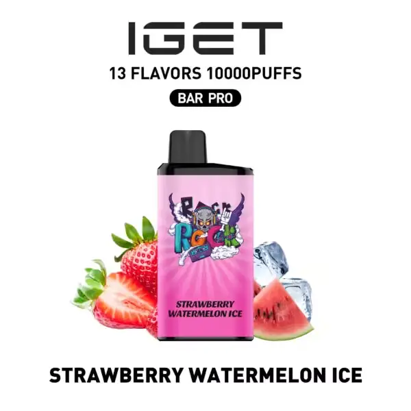 IGET Bar Pro 10000 Strawberry Watermelon Ice