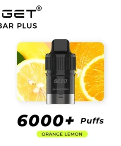 IGET Bar Plus Pod 6000 Orange Lemon