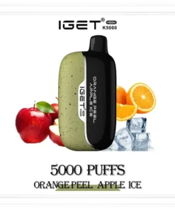 IGET Moon 5000 Orange Peel Apple Ice