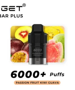 IGET Bar Plus Pod 6000 Passion Fruit Kiwi Guava