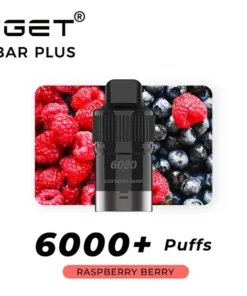 IGET Bar Plus Pod 6000 Raspberry Berry