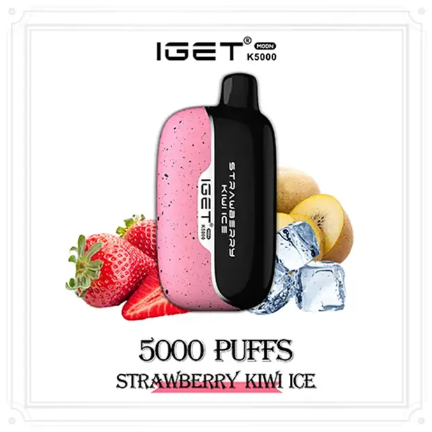 IGET Moon 5000 Strawberry Kiwi Ice