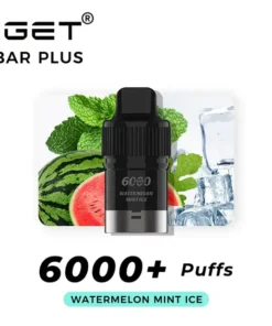 IGET Bar Plus Pod 6000 Watermelon Mint Ice